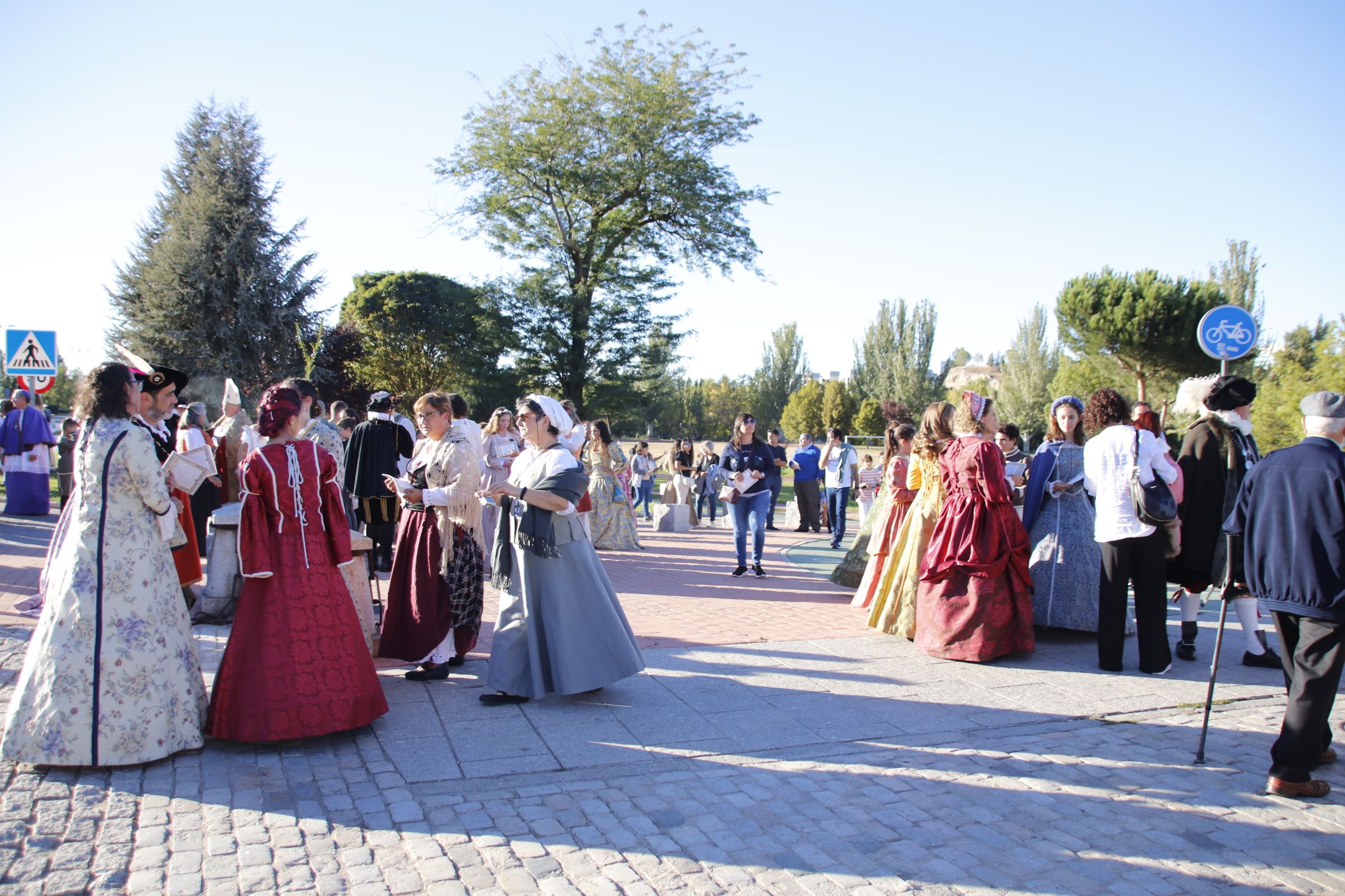 Desfile del Cortejo Real por la ciudad de Salamanca