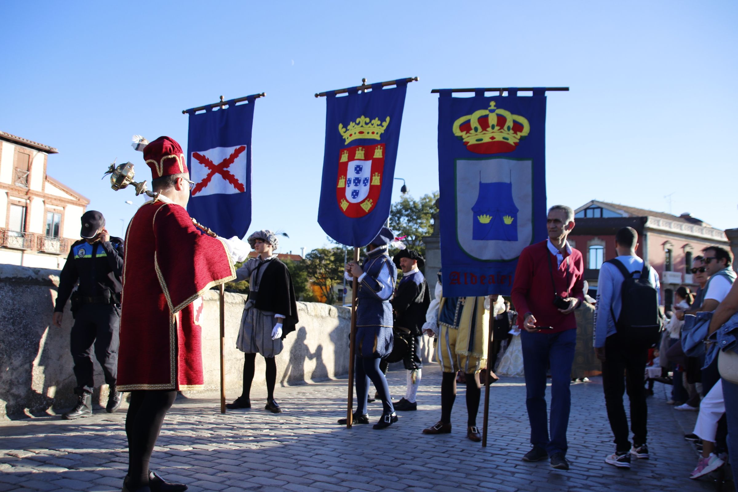 Desfile del Cortejo Real por la ciudad de Salamanca