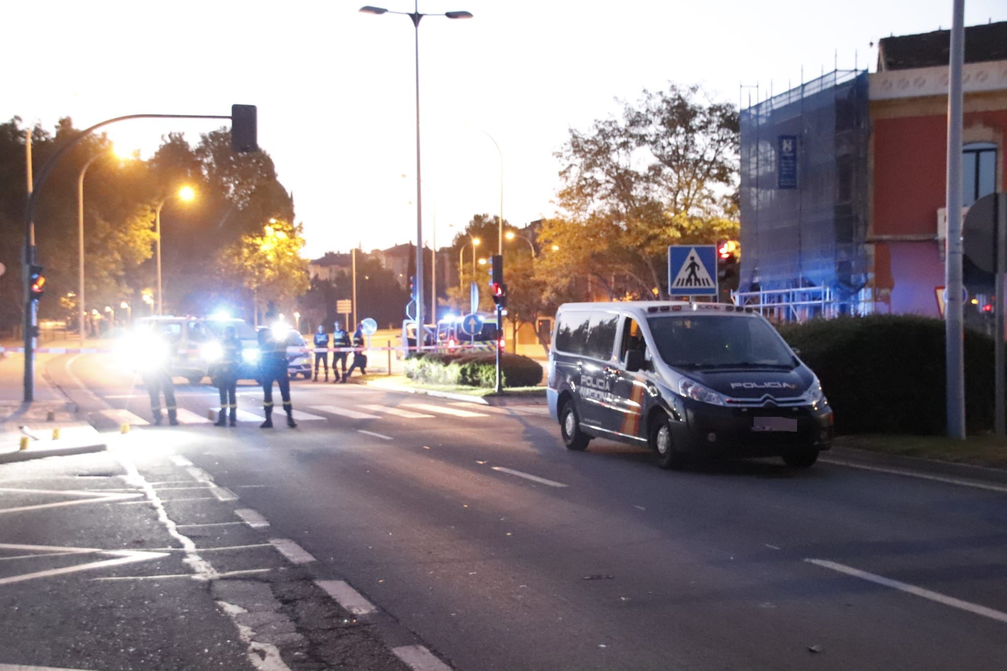 imagen recurso, furgoneta Policia Nacional, accidente. S24H