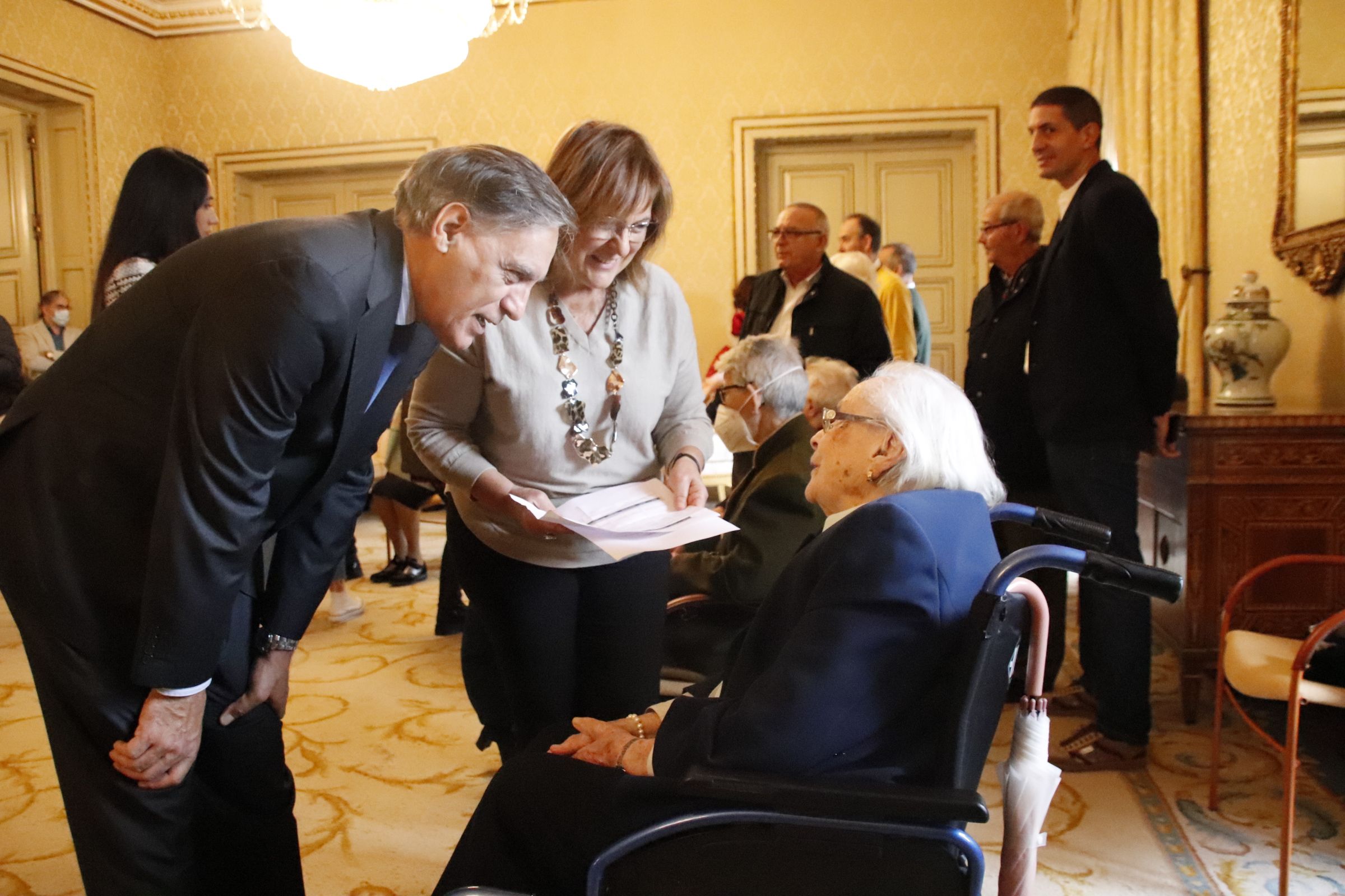 homenaje a personas centenarias de Salamanca