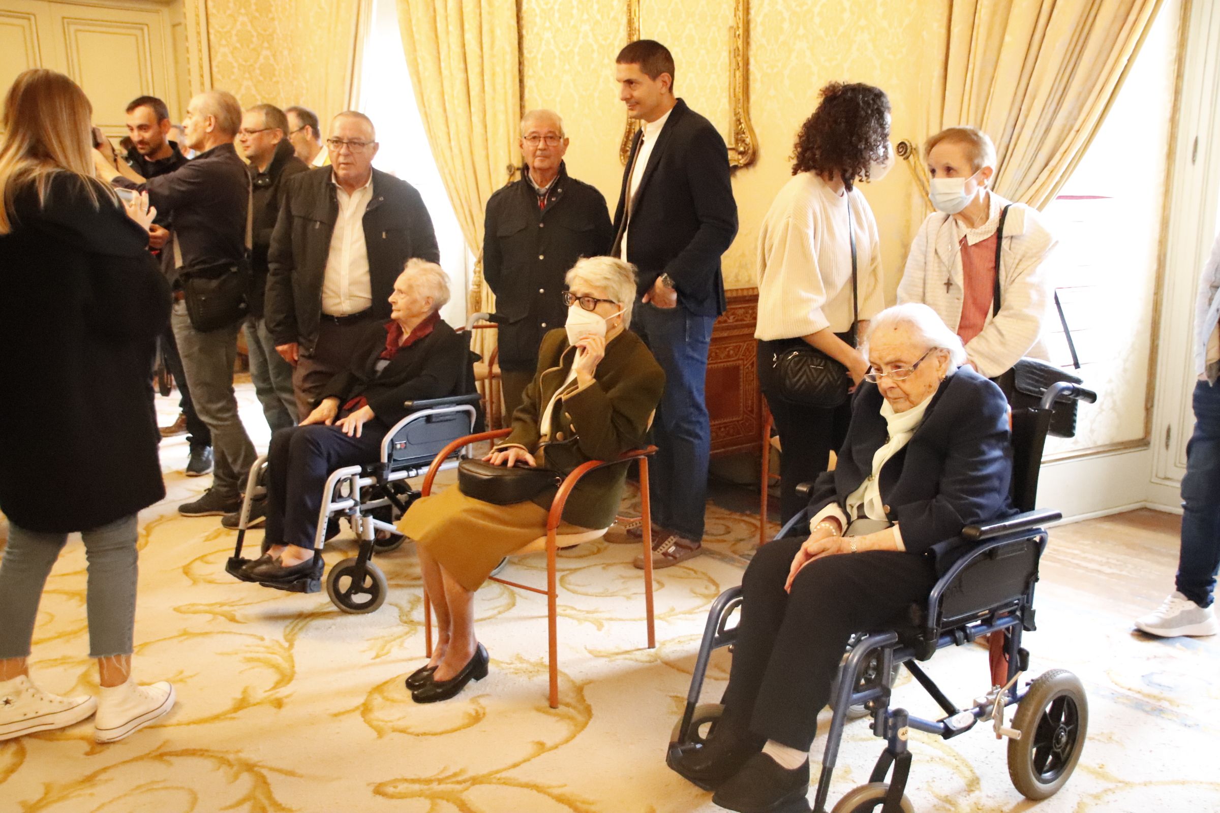 homenaje a personas centenarias de Salamanca