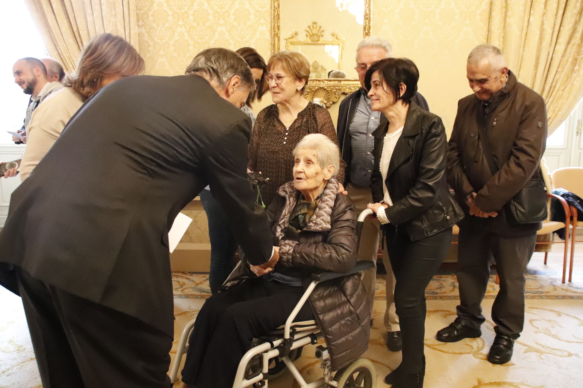 homenaje a personas centenarias de Salamanca