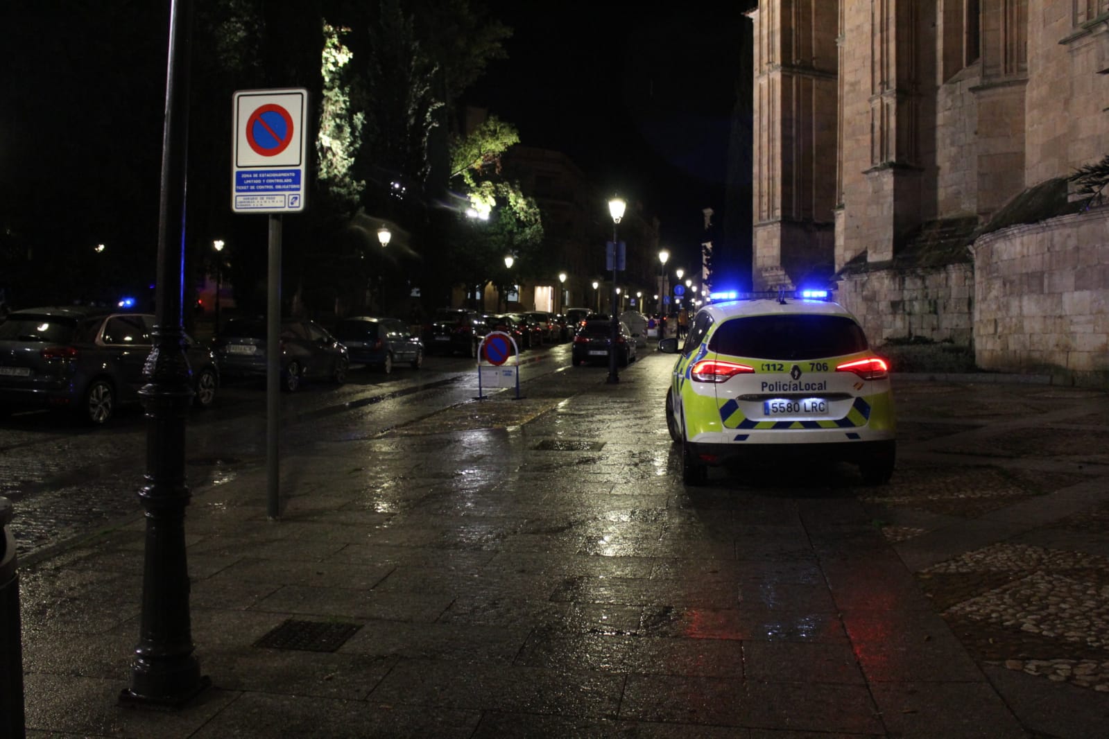 imagen de archivo, Policía en la calle Rosario, junto a Gran Vía. Foto S24H