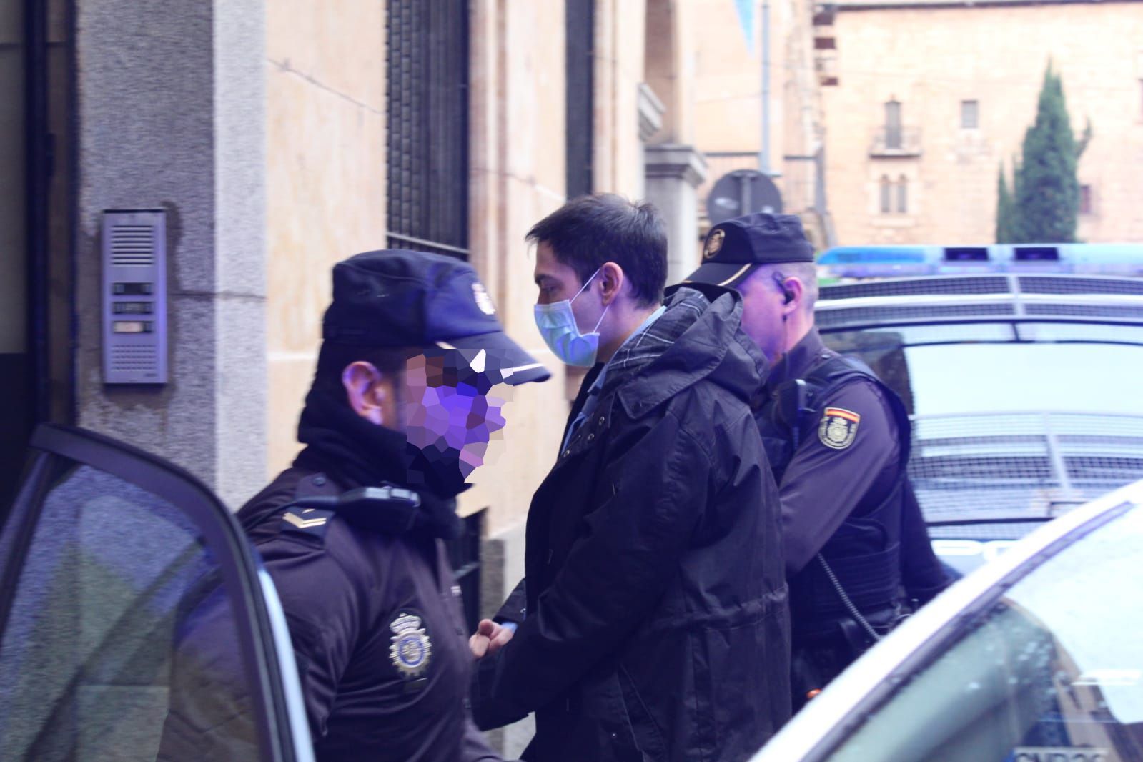 Entrada en la Audiencia del pistolero de Garrido