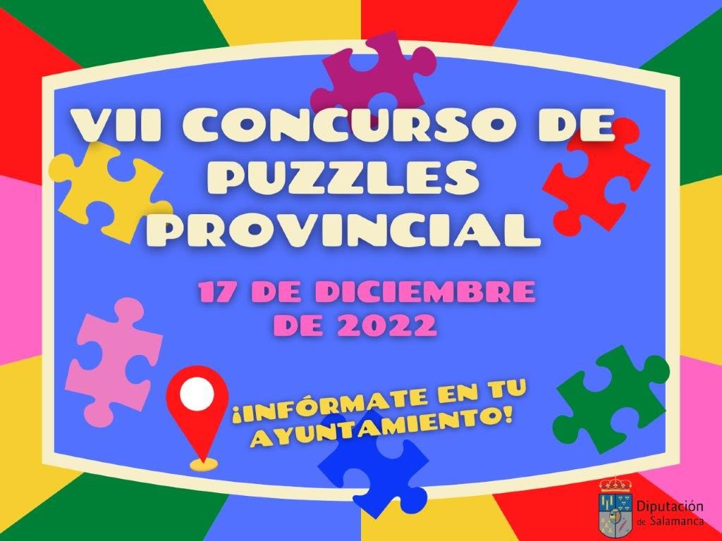 Cartel concurso de puzzles provincial