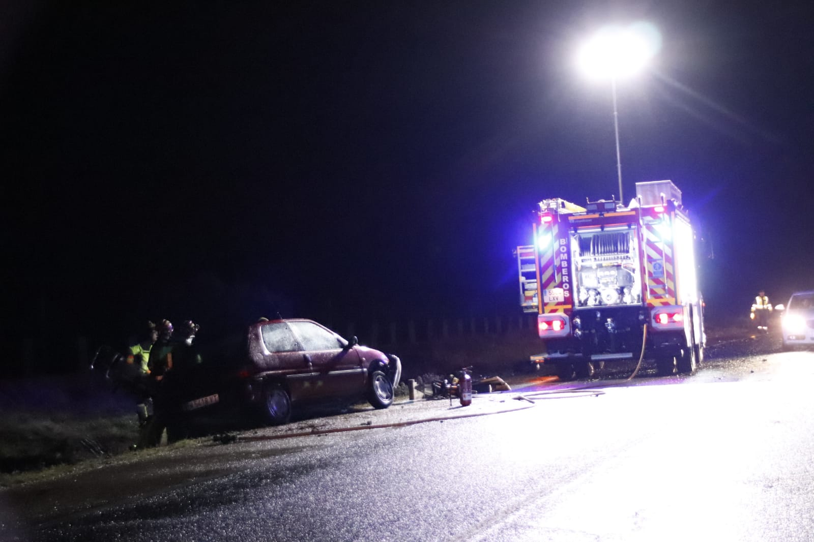 Accidente en San Pedro de Rozados