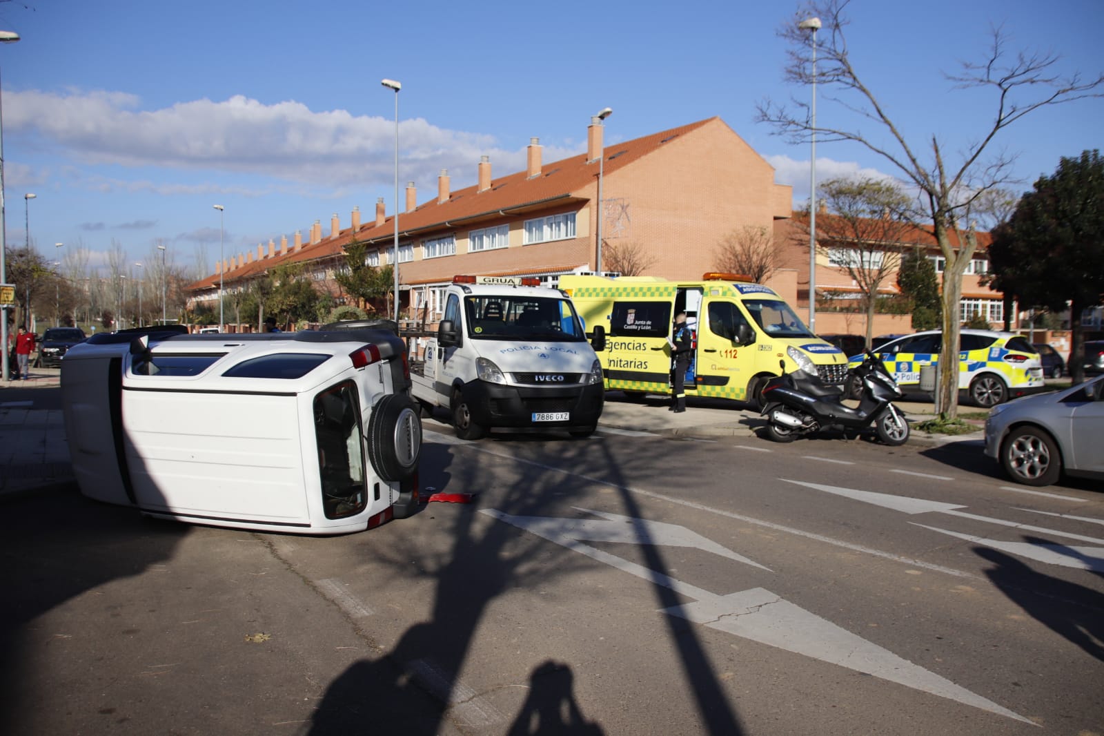 accidente en el paseo César Real de la Riva