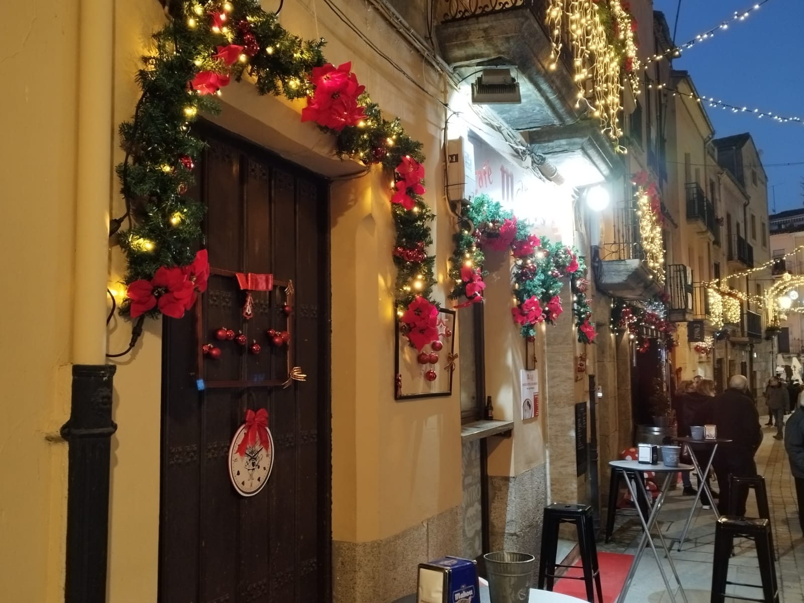 Ciudad Rodrigo decorado en Navidad