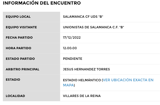 Horario del derbi entre Salamanca CF UDS B y Unionistas B | FOTO FCYLF