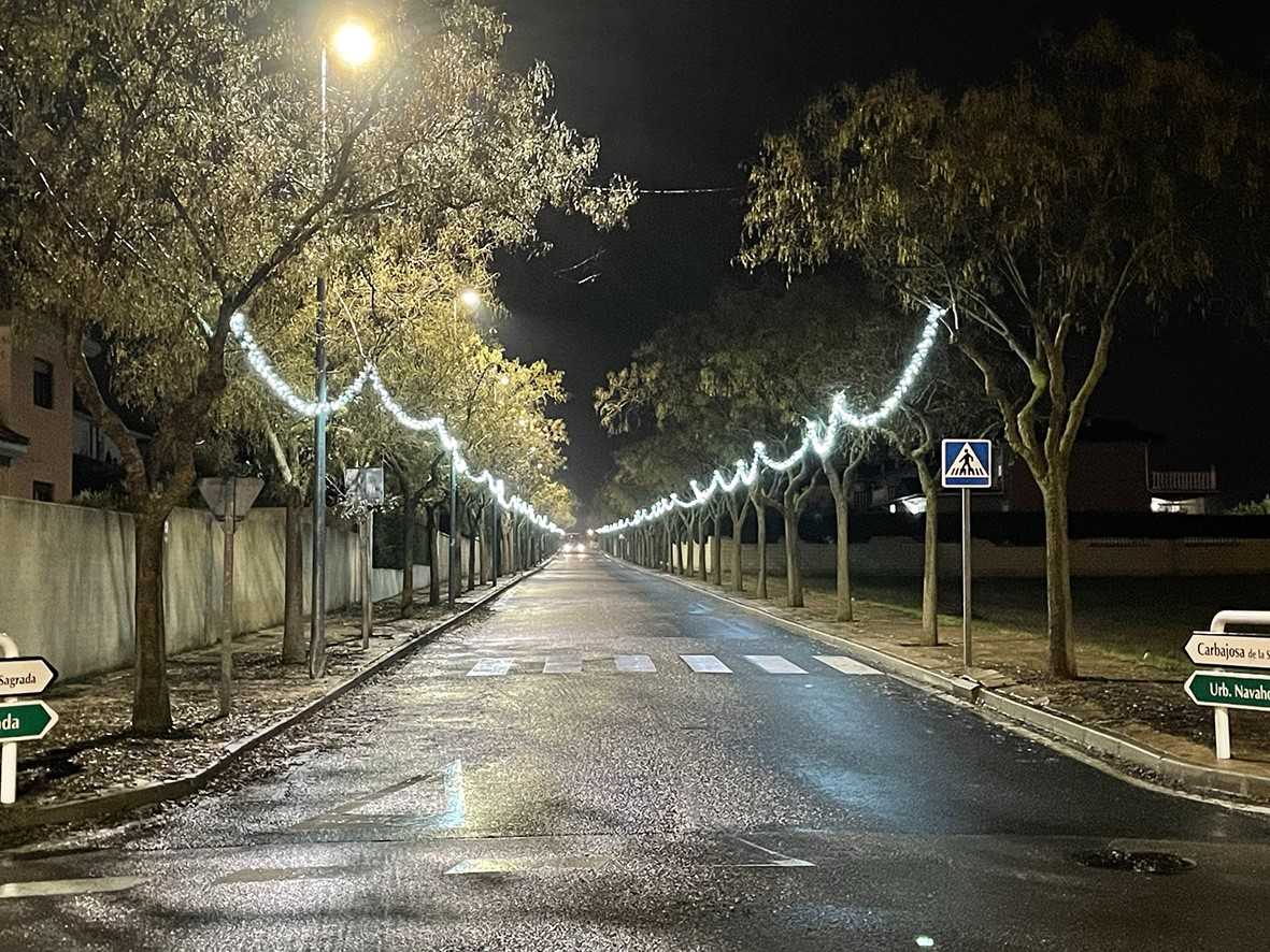 Carbajosa de la Sagrada se engalana para festejar la Navidad