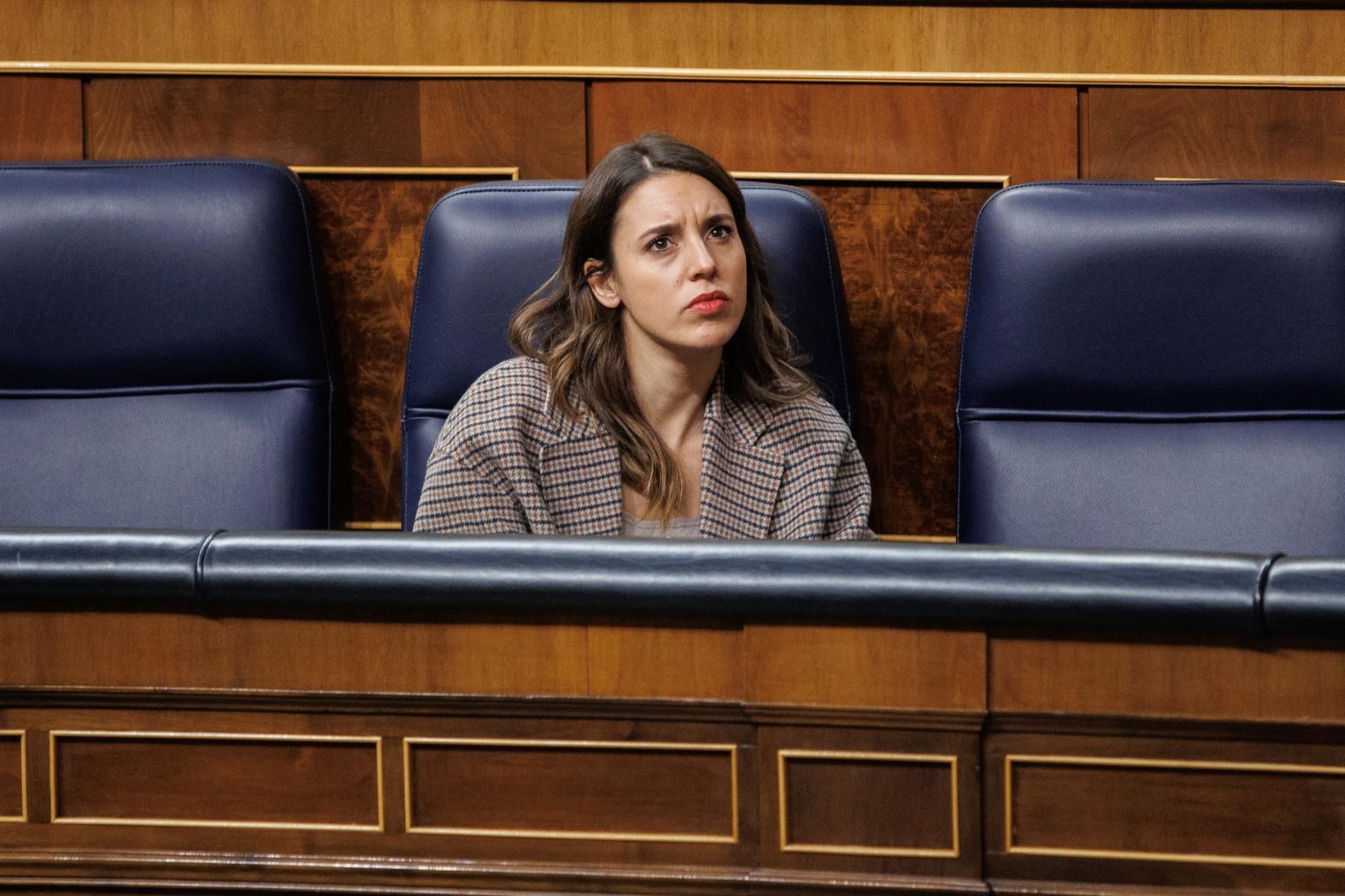 La ministra de Igualdad, Irene Montero. EP