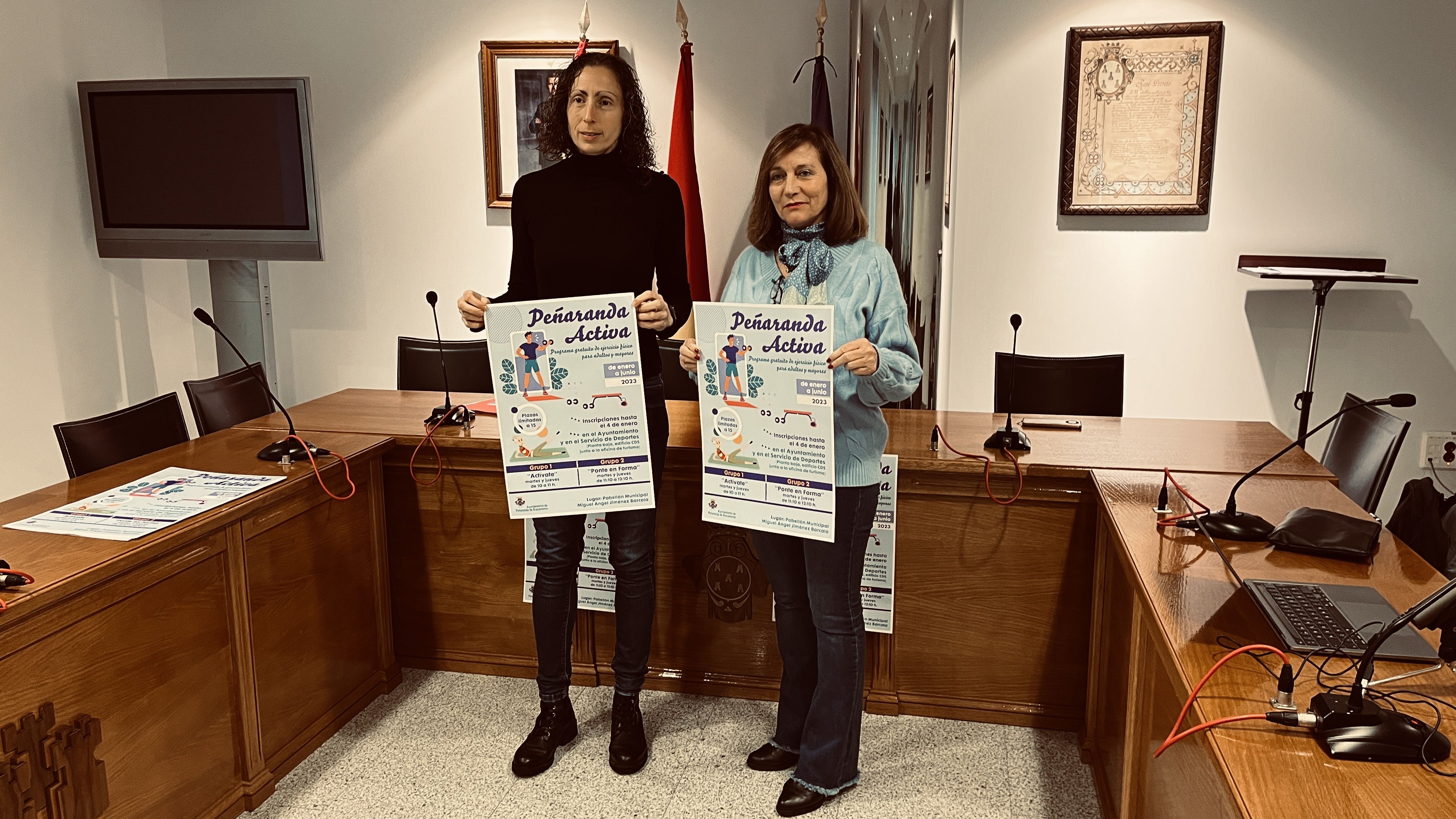 Presentación del programa Peñaranda activa en el Ayuntamiento de Peñaranda