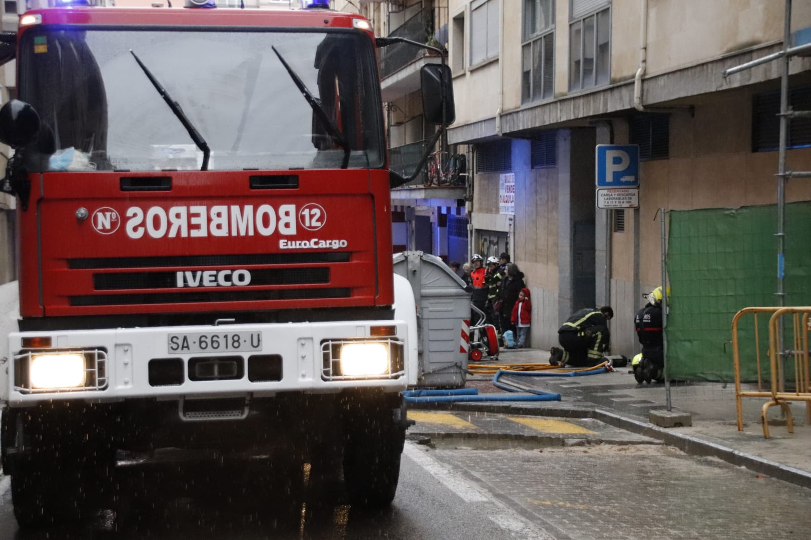 Incendio en cuarto de calderas calle de Torres Quevedo. Fotos S24H (1)