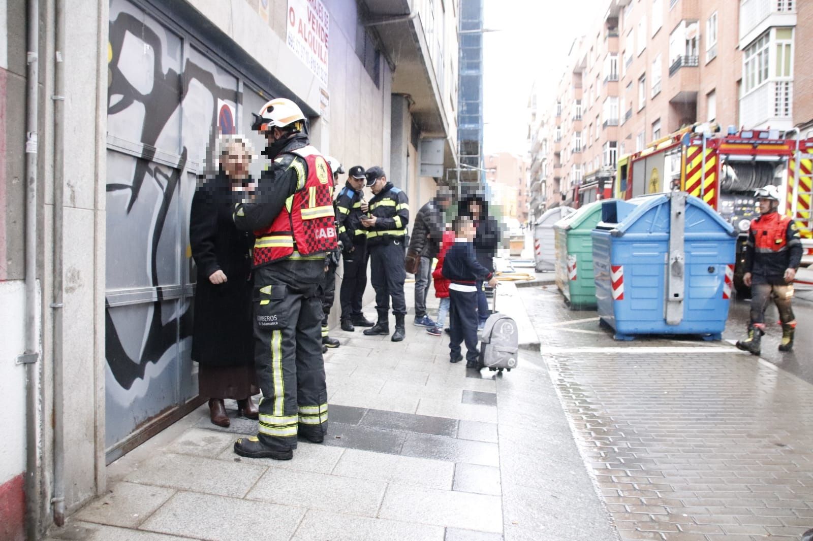 Incendio en cuarto de calderas calle de Torres Quevedo. Fotos S24H (2)