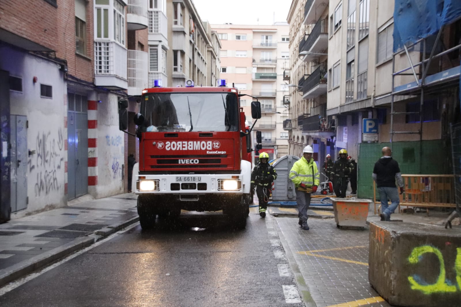 Incendio en cuarto de calderas calle de Torres Quevedo. Fotos S24H (12)