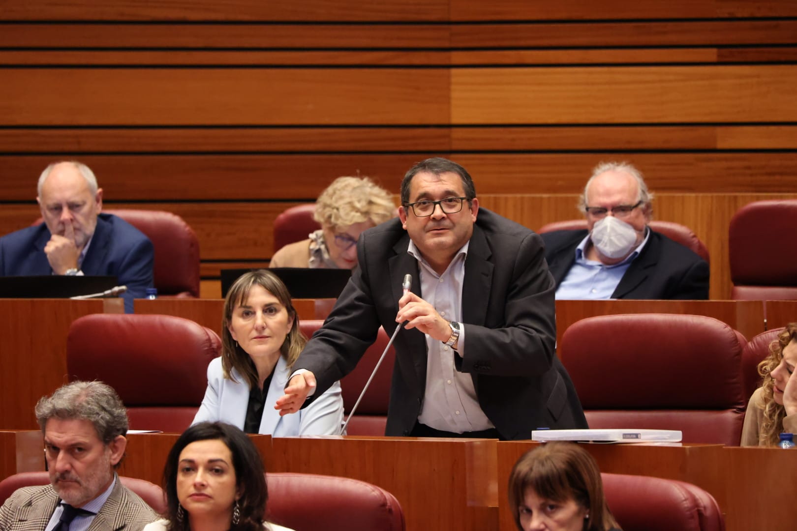 Foto Juan Luis Cepa. Pleno de las Cortes de Castilla y León 