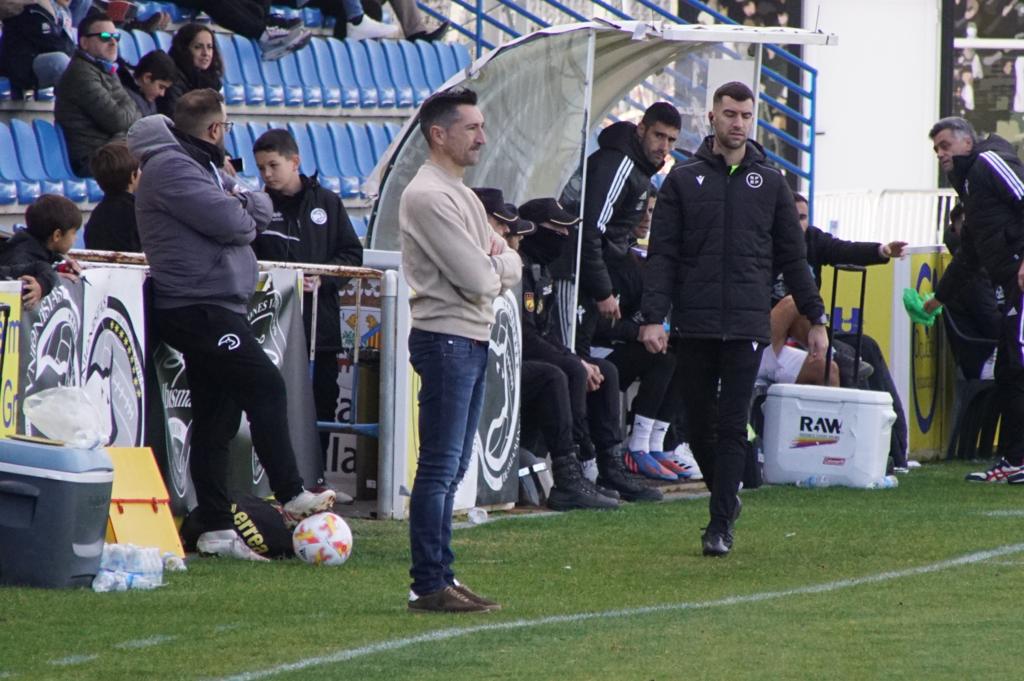 Casañ, durante el choque ante el Celta B | FOTO SALAMANCA24HORAS.COM