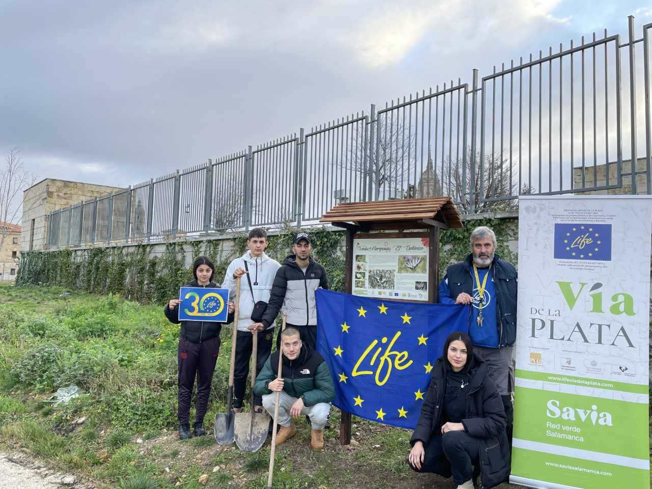 La Casa Escuela Santiago Uno y el Centro de Formación Profesional Lorenzo Milani colaboran con el proyecto LIFE Vía de la Plata