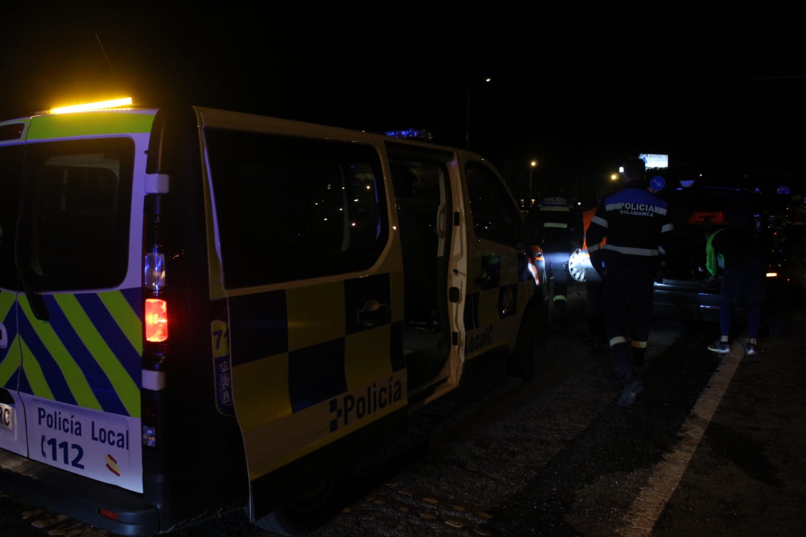 Accidente en la calle Saavedra y Fajardo