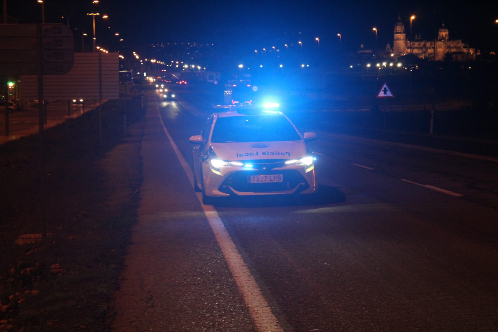 Accidente en la calle Saavedra y Fajardo