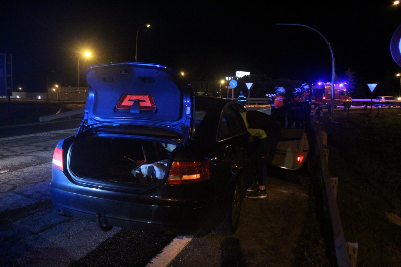 Accidente en la calle Saavedra y Fajardo