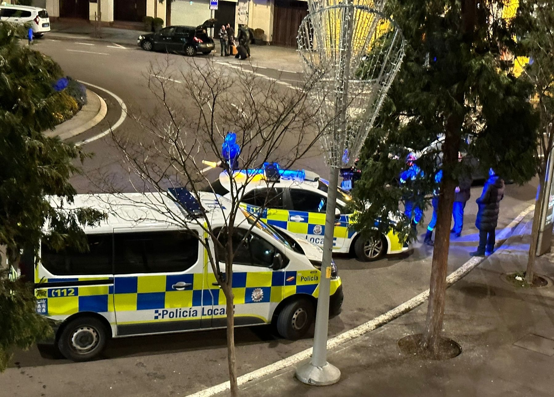 Policía Local en la Puerta de Zamora