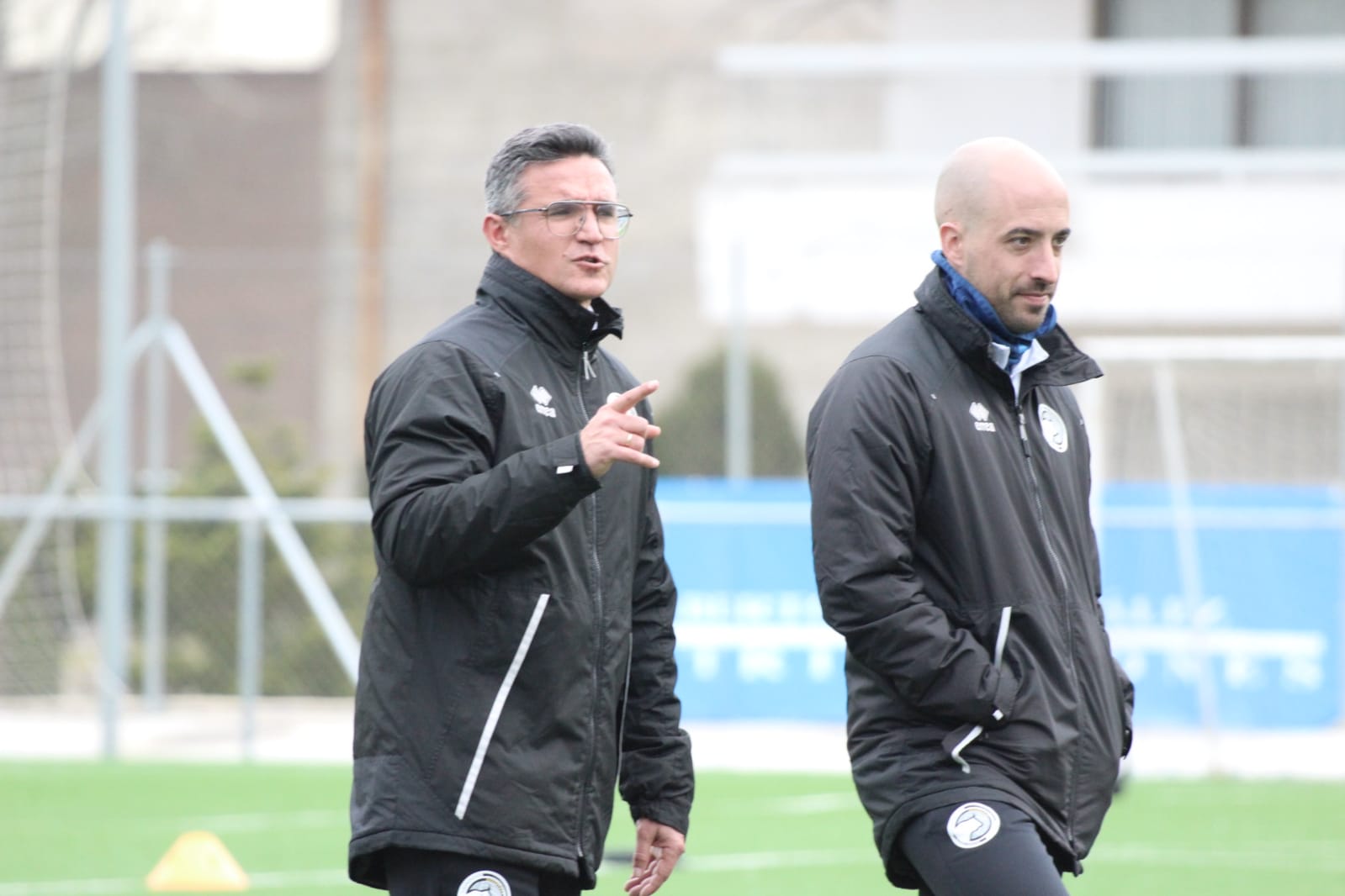 Dani Ponz, junto a Víctor Aguirre | FOTO SALAMANCA24HORAS.COM