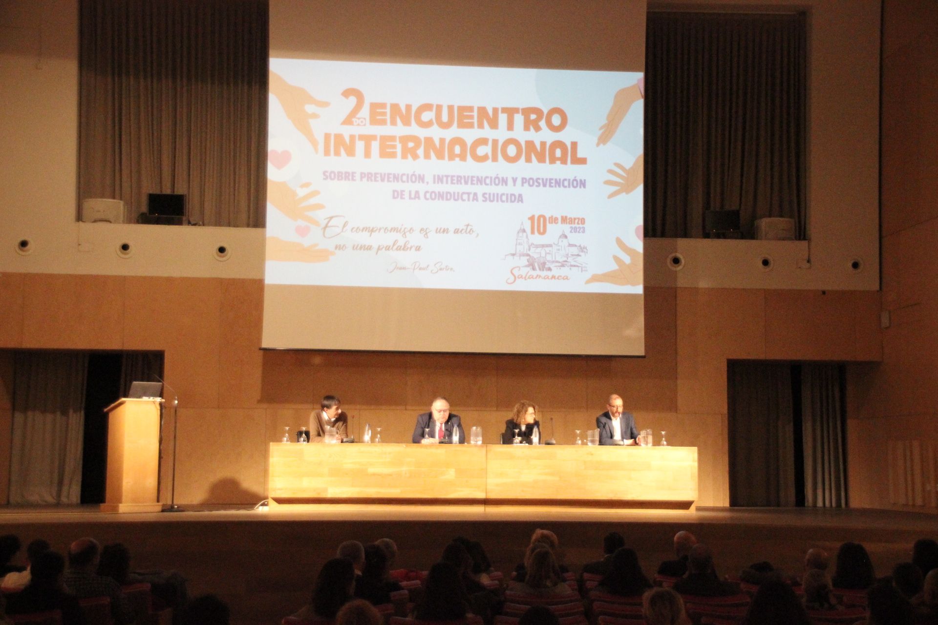Alejandro Vázquez Ramos, asiste al acto de apertura del II Encuentro Internacional sobre Prevención, Intervención y Posvención de la Conducta Suicida
