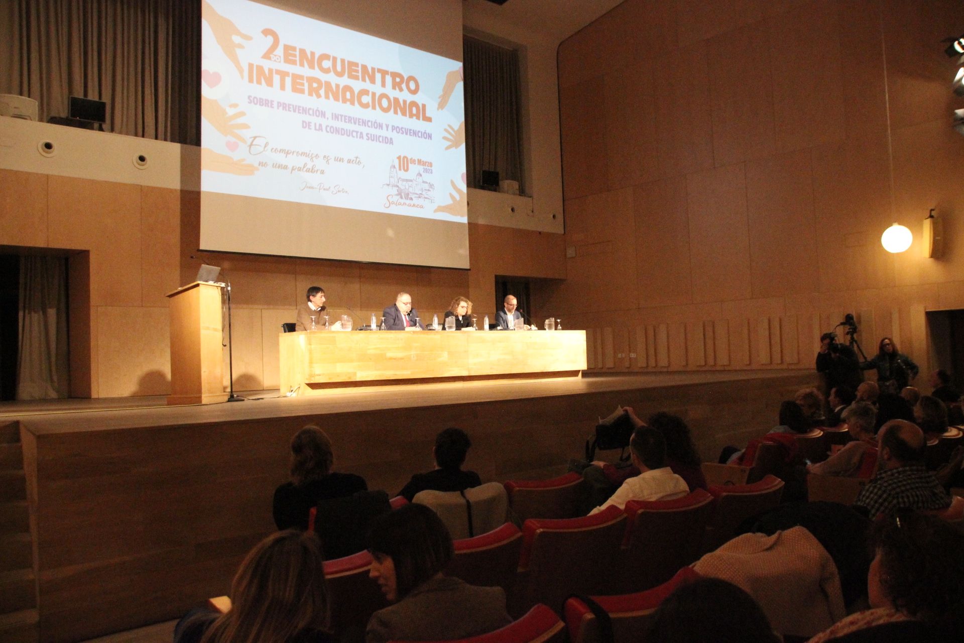 Alejandro Vázquez Ramos, asiste al acto de apertura del II Encuentro Internacional sobre Prevención, Intervención y Posvención de la Conducta Suicida