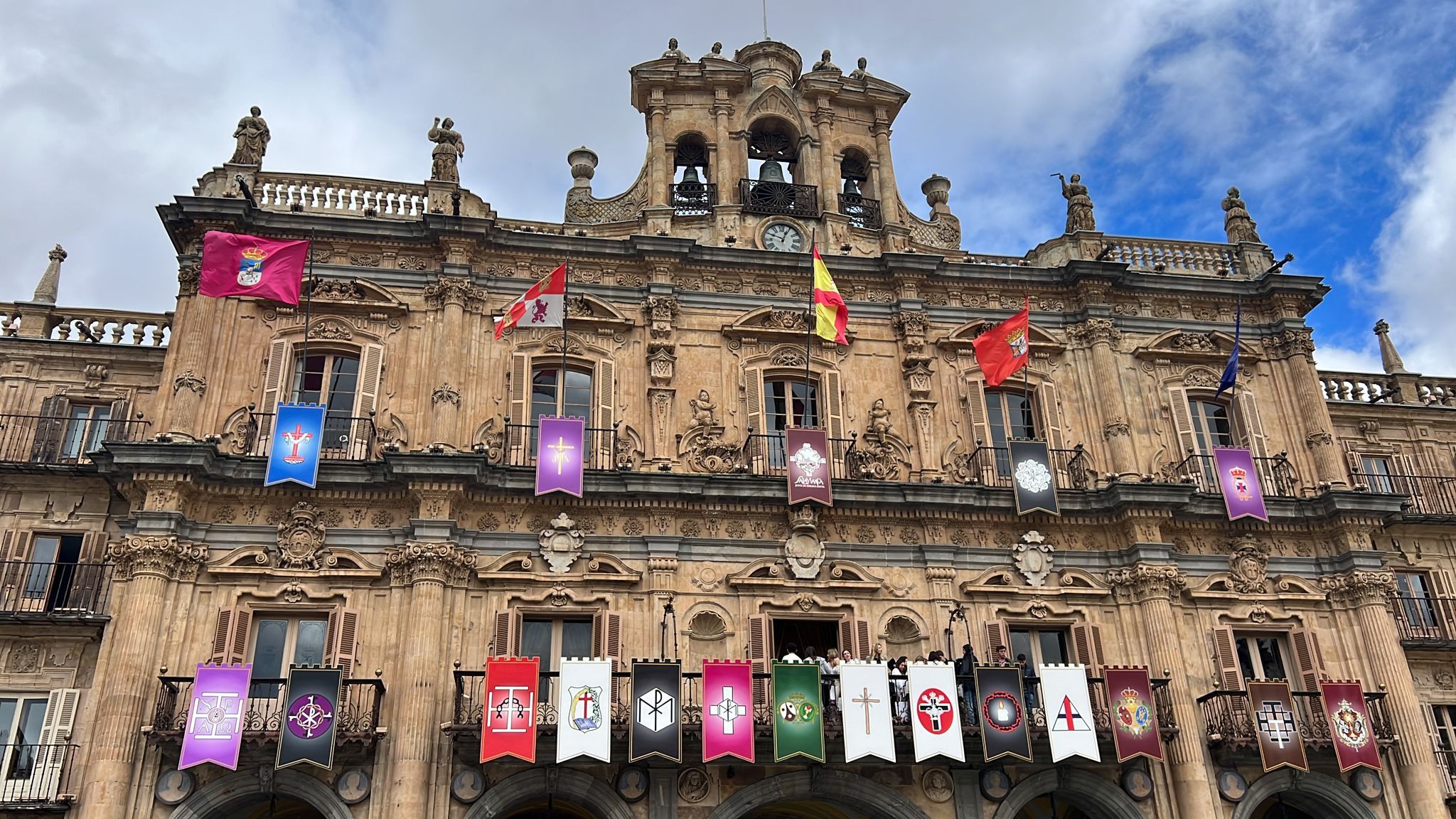 Reposteros en la Plaza Mayor de Salamanca 2023 