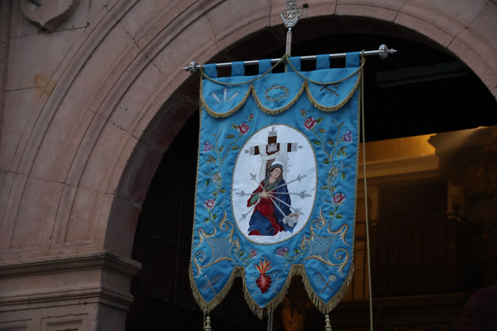 Procesión del Vía Matris de la Cofradía de la Vera Cruz