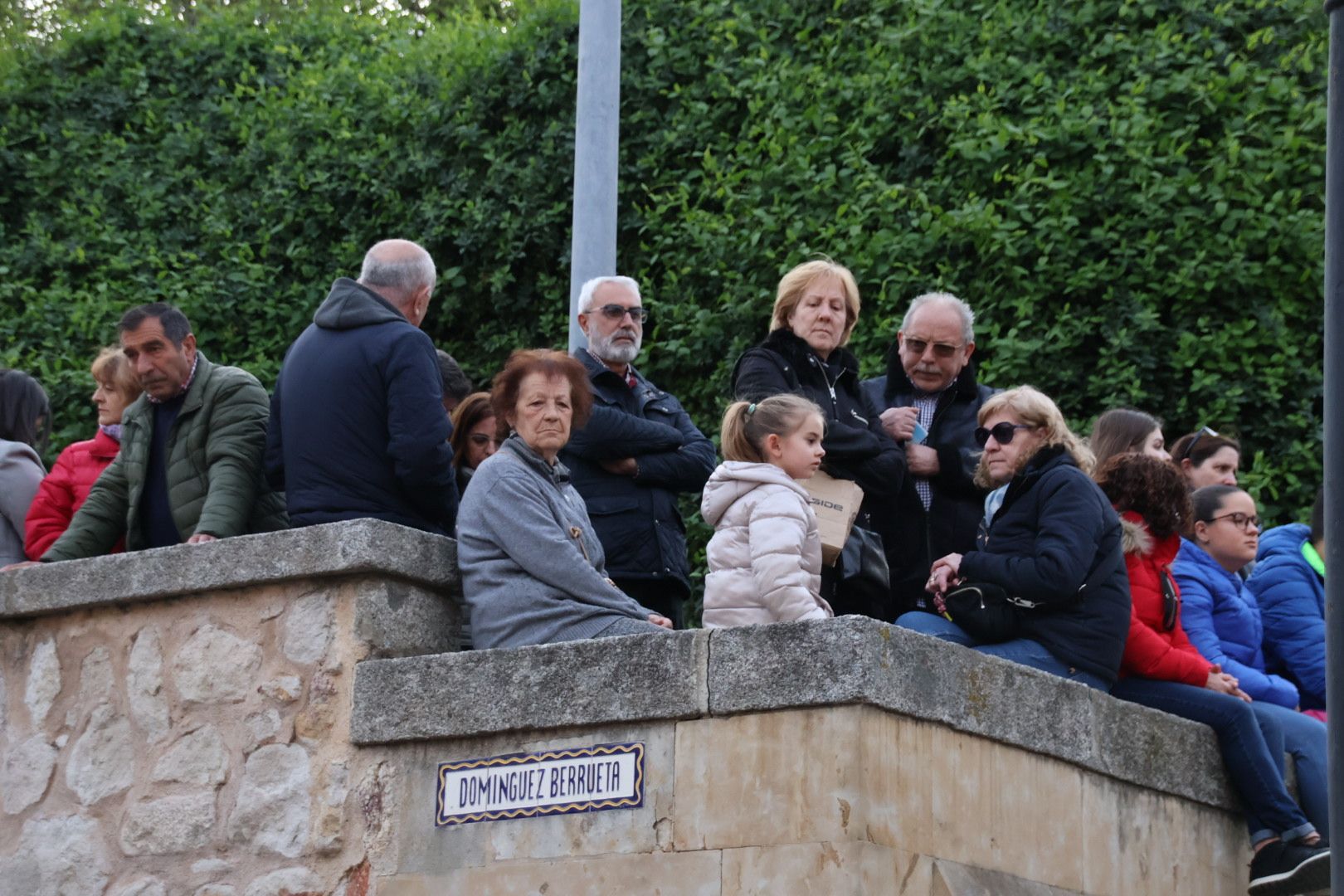 Ambiente en la Procesión del Vía Matris de la Cofradía de la Vera Cruz