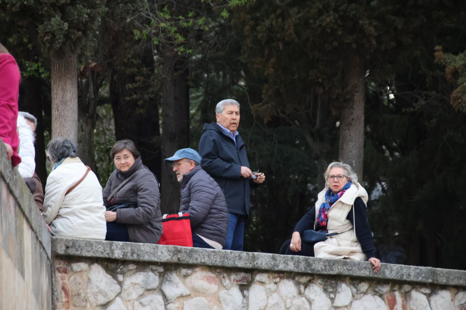 Ambiente en la Procesión del Vía Matris de la Cofradía de la Vera Cruz