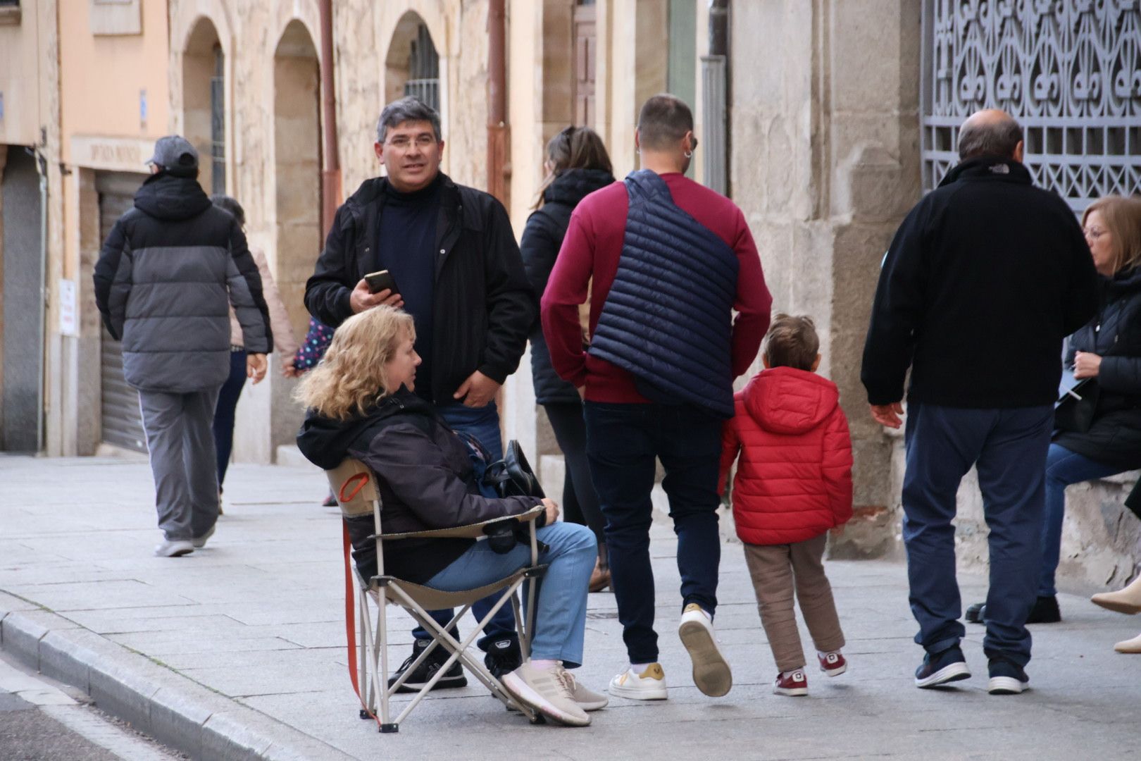 Ambiente en la Procesión de Jesús de la Redención de la Archicofradía del Rosario