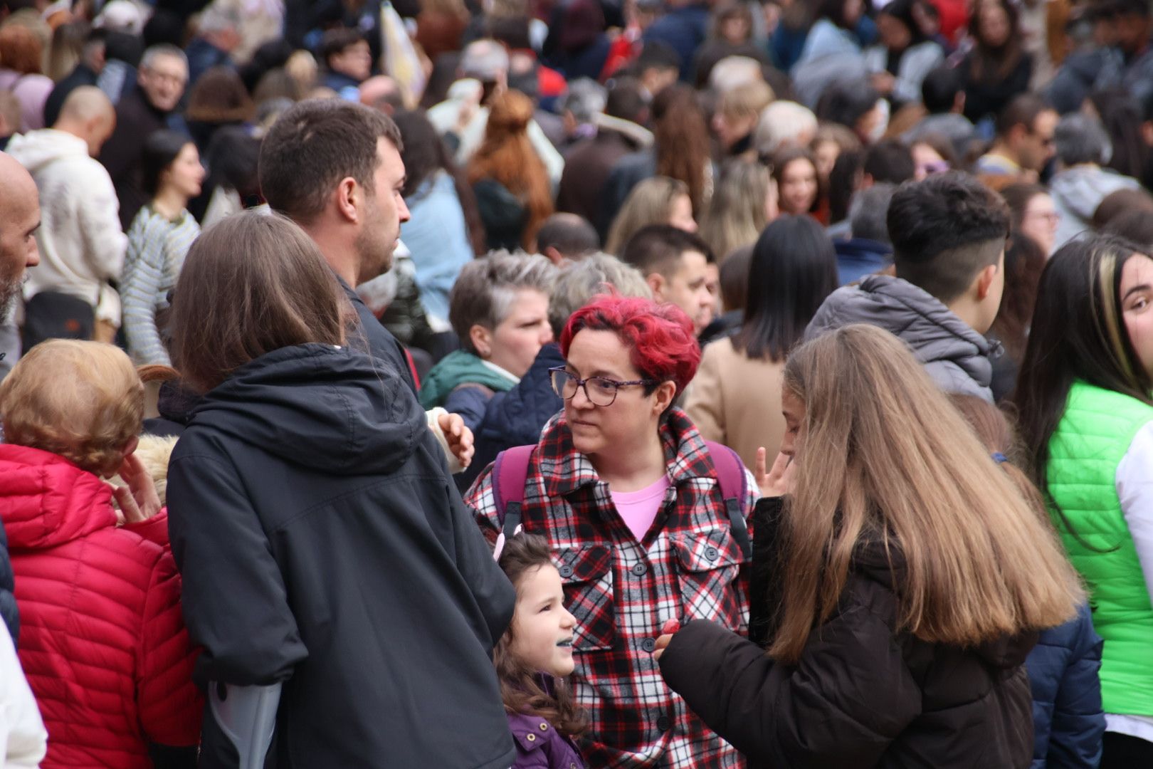 Ambiente en la Procesión de Jesús de la Redención de la Archicofradía del Rosario