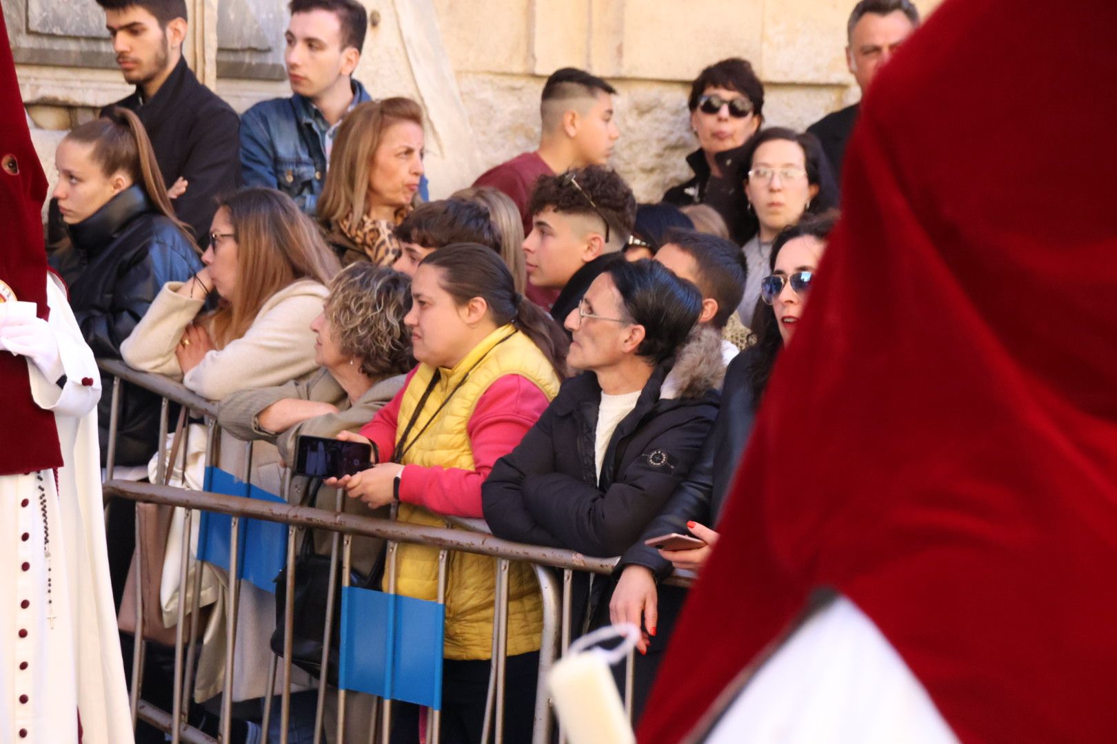 Ambiente en la Procesión de la Hermandad de Jesús Despojado y María Santísima de la Caridad y del Consuelo