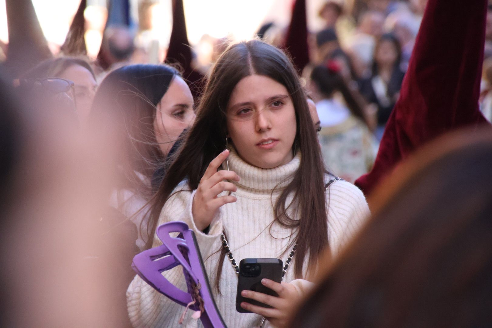 Ambiente en la Procesión de la Hermandad de Jesús Despojado y María Santísima de la Caridad y del Consuelo