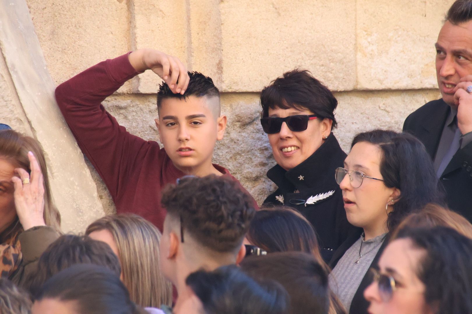 Ambiente en la Procesión de la Hermandad de Jesús Despojado y María Santísima de la Caridad y del Consuelo