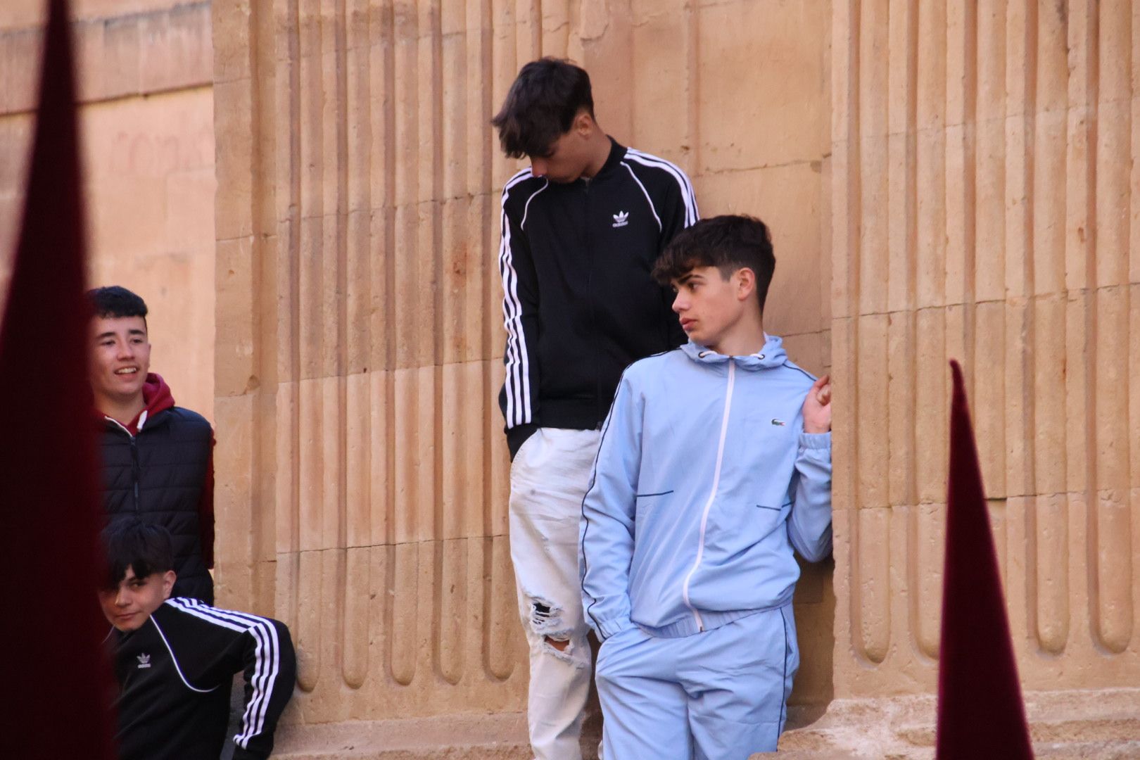 Ambiente en la Procesión de la Hermandad de Jesús Despojado y María Santísima de la Caridad y del Consuelo