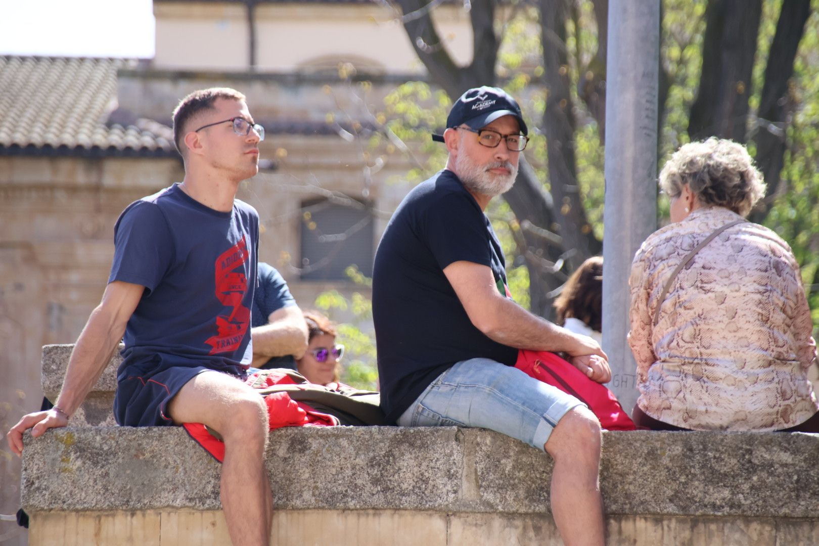 Ambiente en la Procesión del Santo Entierro de la Cofradía de la Vera Cruz