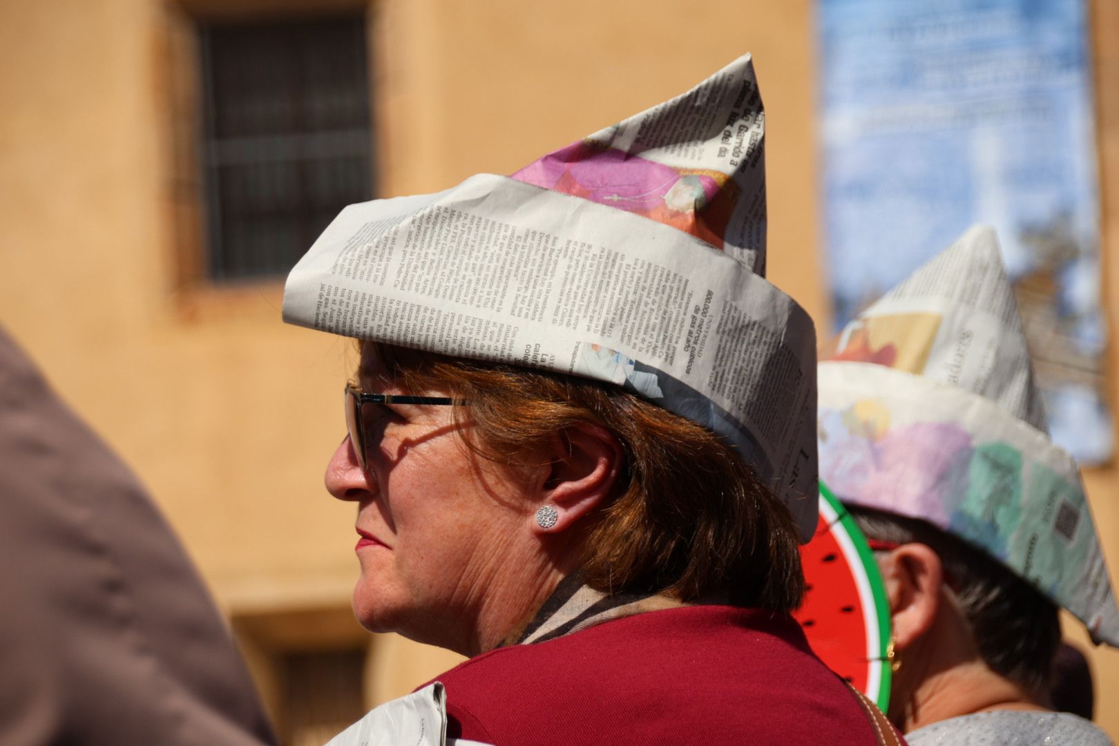 Ambiente en la Procesión del Santo Entierro de la Cofradía de la Vera Cruz