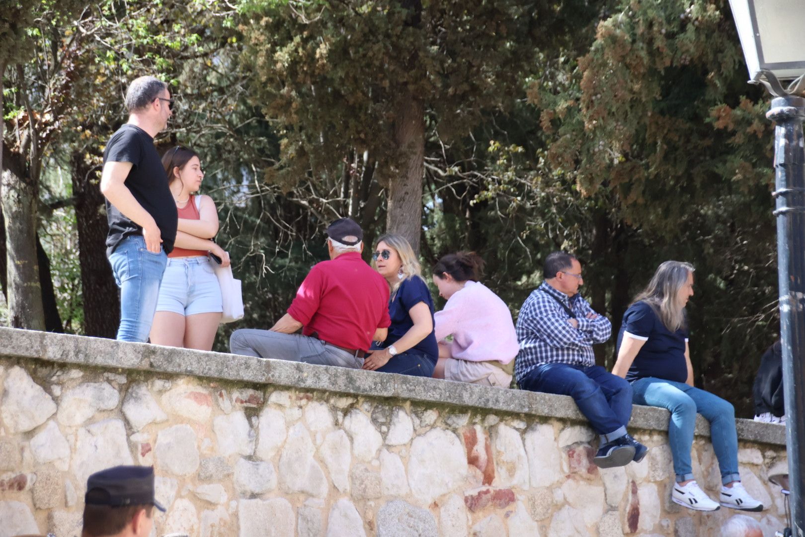 Ambiente en la Procesión del Santo Entierro de la Cofradía de la Vera Cruz