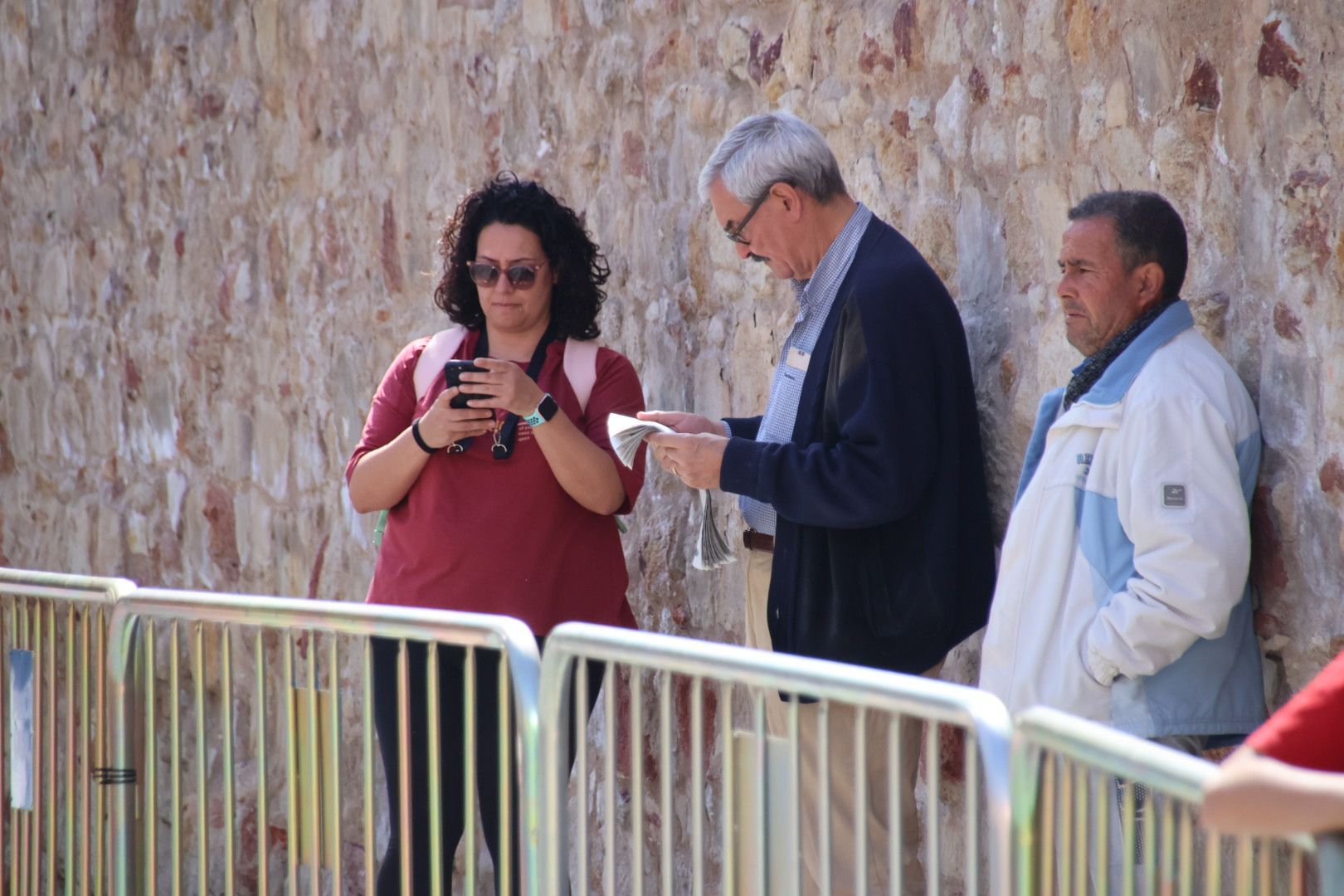 Ambiente en la Procesión del Santo Entierro de la Cofradía de la Vera Cruz