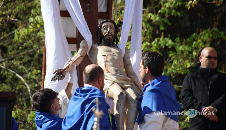 Acto del Descendimiento de la Cofradía de la Vera Cruz