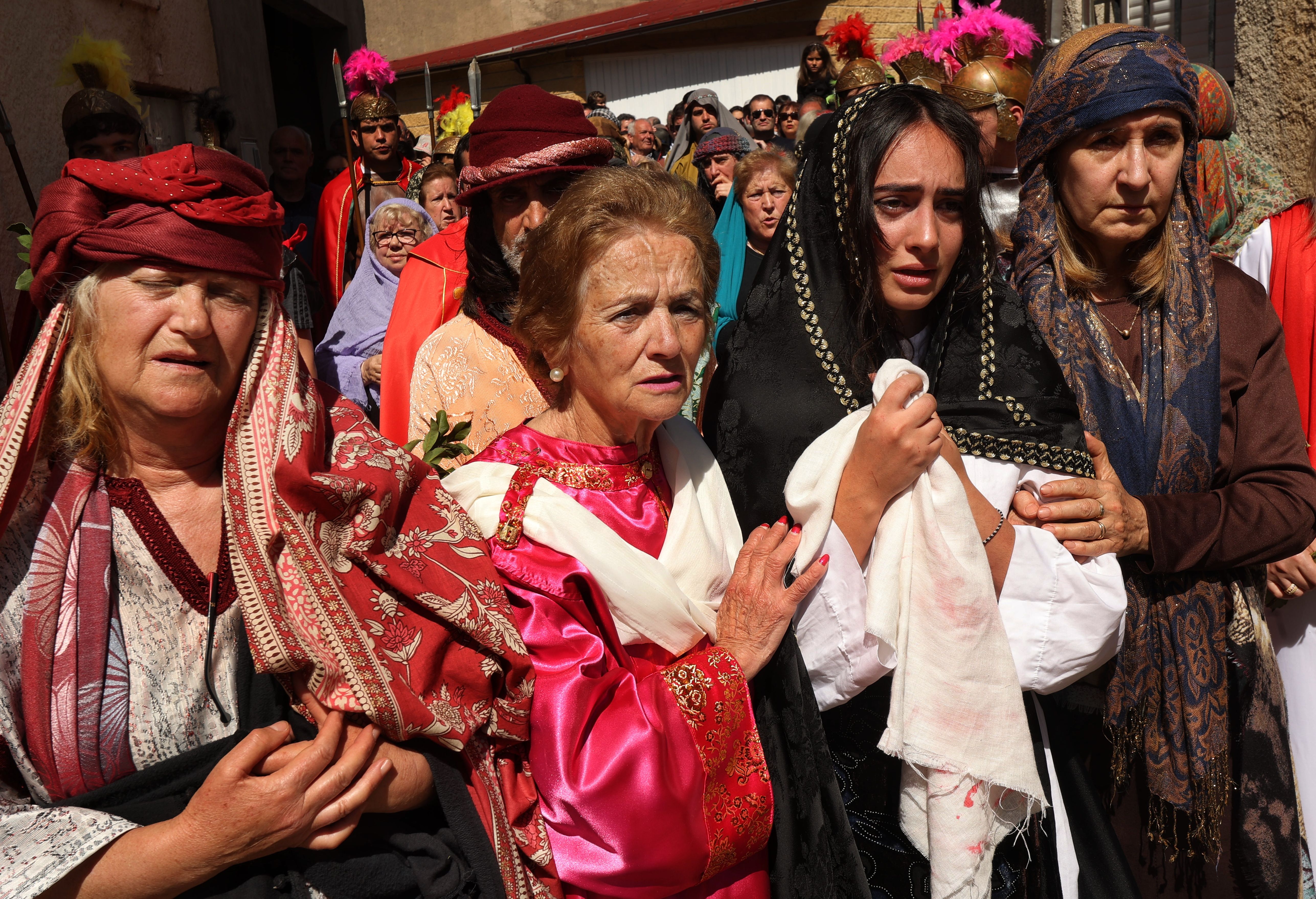 La ‘Pasión viviente’ vuelve a protagonizar el Viernes Santo en Serradilla del Arroyo | Foto ICAL