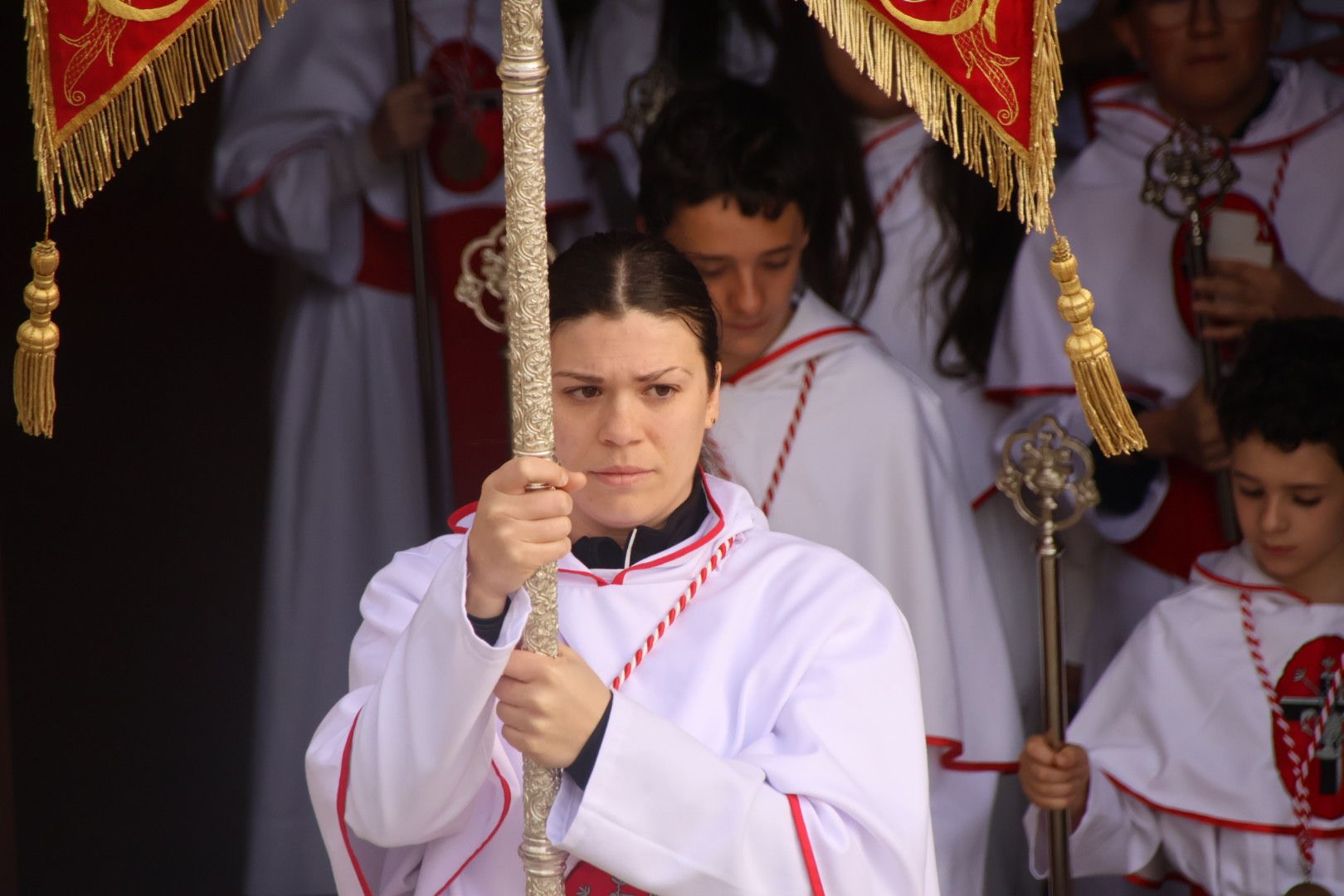 Procesión de Nuestra Señora de la Alegría de la Cofradía de la Vera Cruz