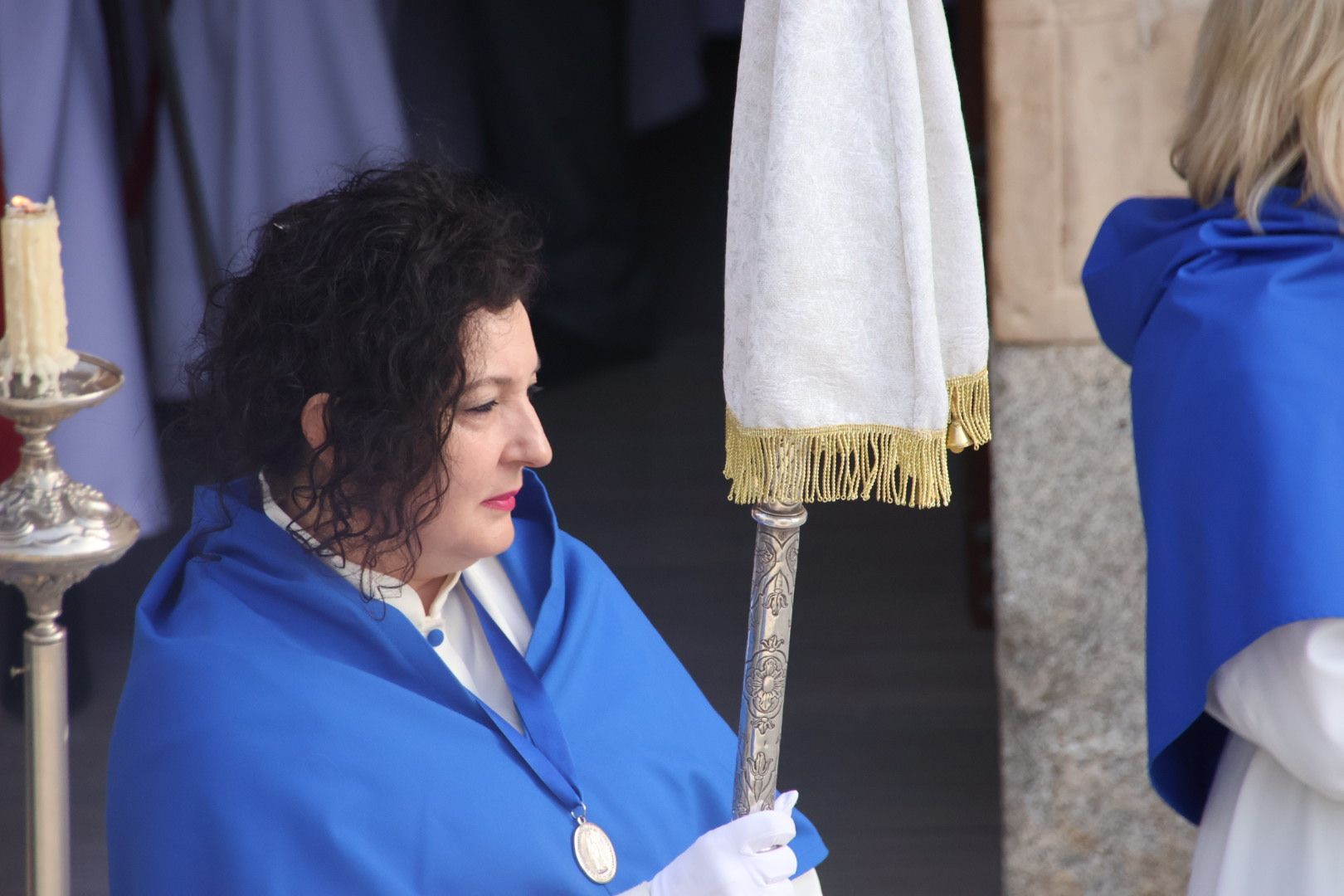 Procesión de Nuestra Señora de la Alegría de la Cofradía de la Vera Cruz