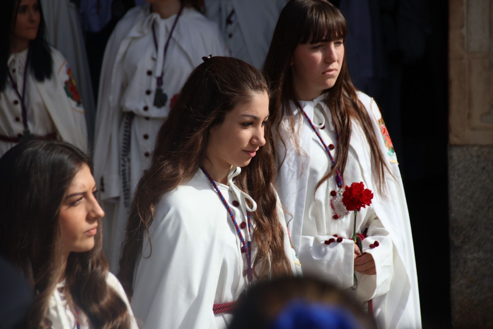 Ambiente en la Procesión de Nuestra Señora de la Alegría y en la Procesión de Jesús Resucitado de la Cofradía de la Vera Cruz