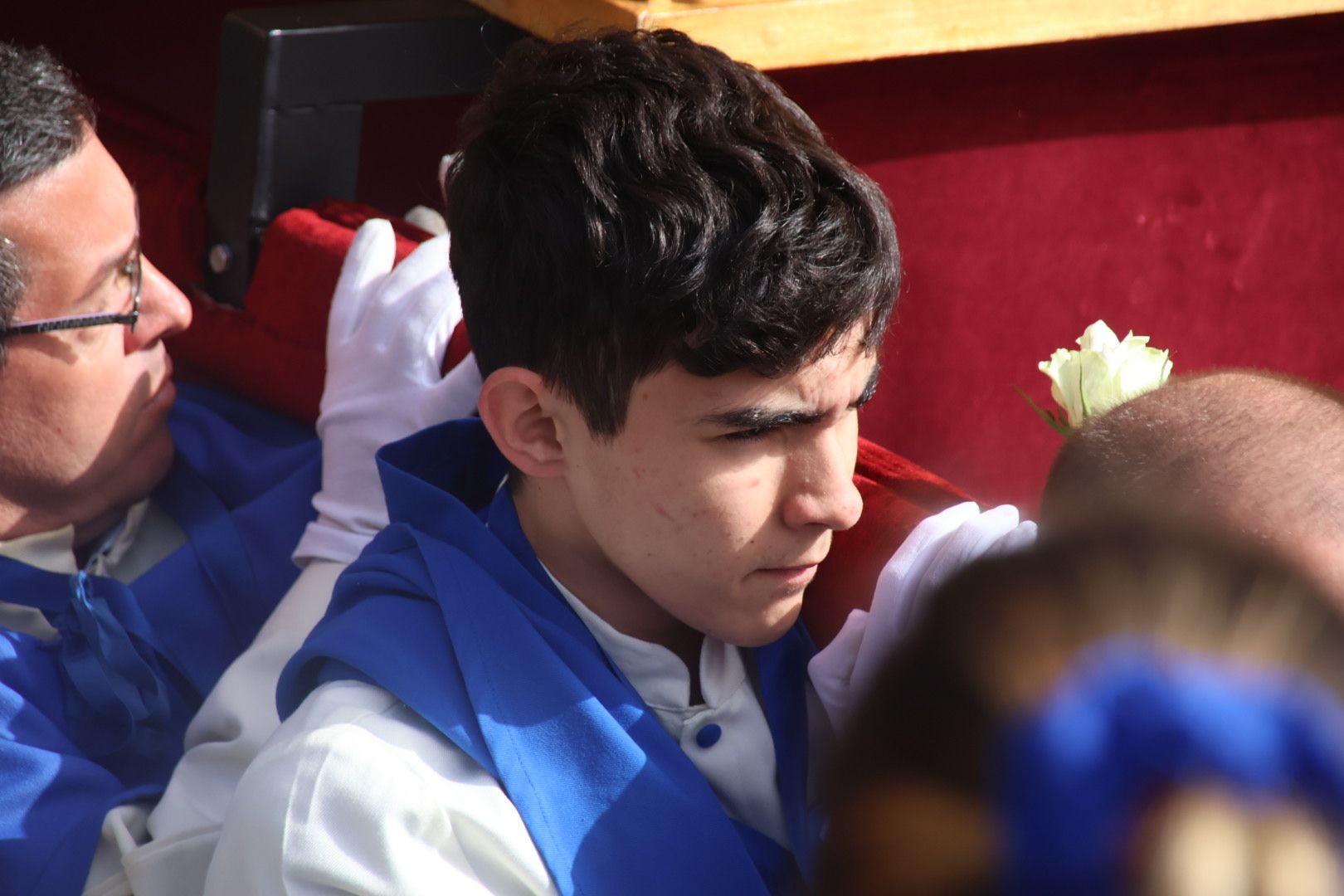 Procesión de Jesús Resucitado de la Cofradía de la Vera Cruz