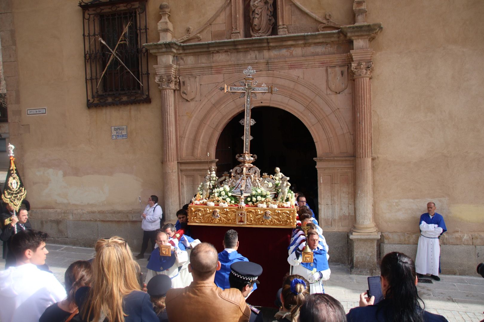 Procesión de Jesús Resucitado de la Cofradía de la Vera Cruz